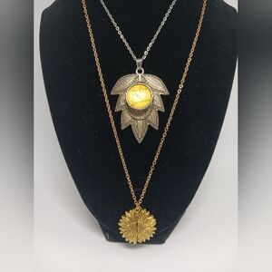 SUNSHINE! 2- You Are My Sunshine Necklaces, Excellent condition,  Salvaged